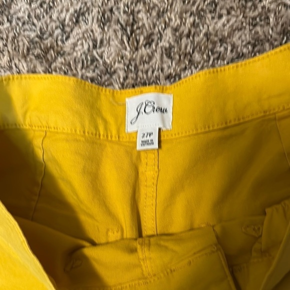 NWOT; J. Crew Mustard Slim Wide Leg Pants; Stylish! - Picture 3 of 5
